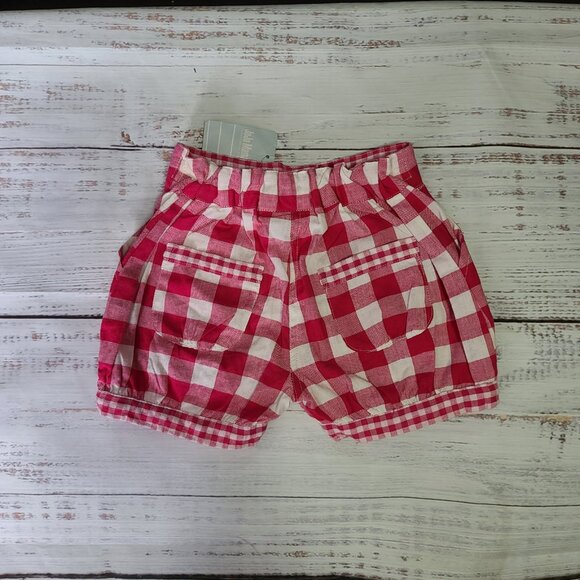 JoJo Maman Bebe Pretty Gingham Shorts - Fuchsia - NEW WITH TAGS - Picture 2 of 2